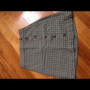 Cute plaid high waisted skirt